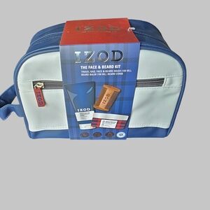IZOD Blue and White Men's Travel Bag